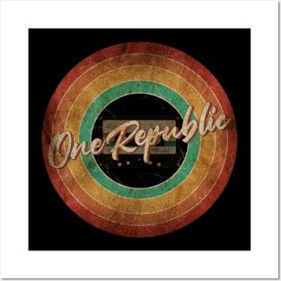 OneRepublic Vintage Circle Art Posters and Art